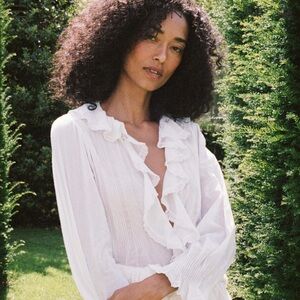 DÔEN Hardy top in salt, size S